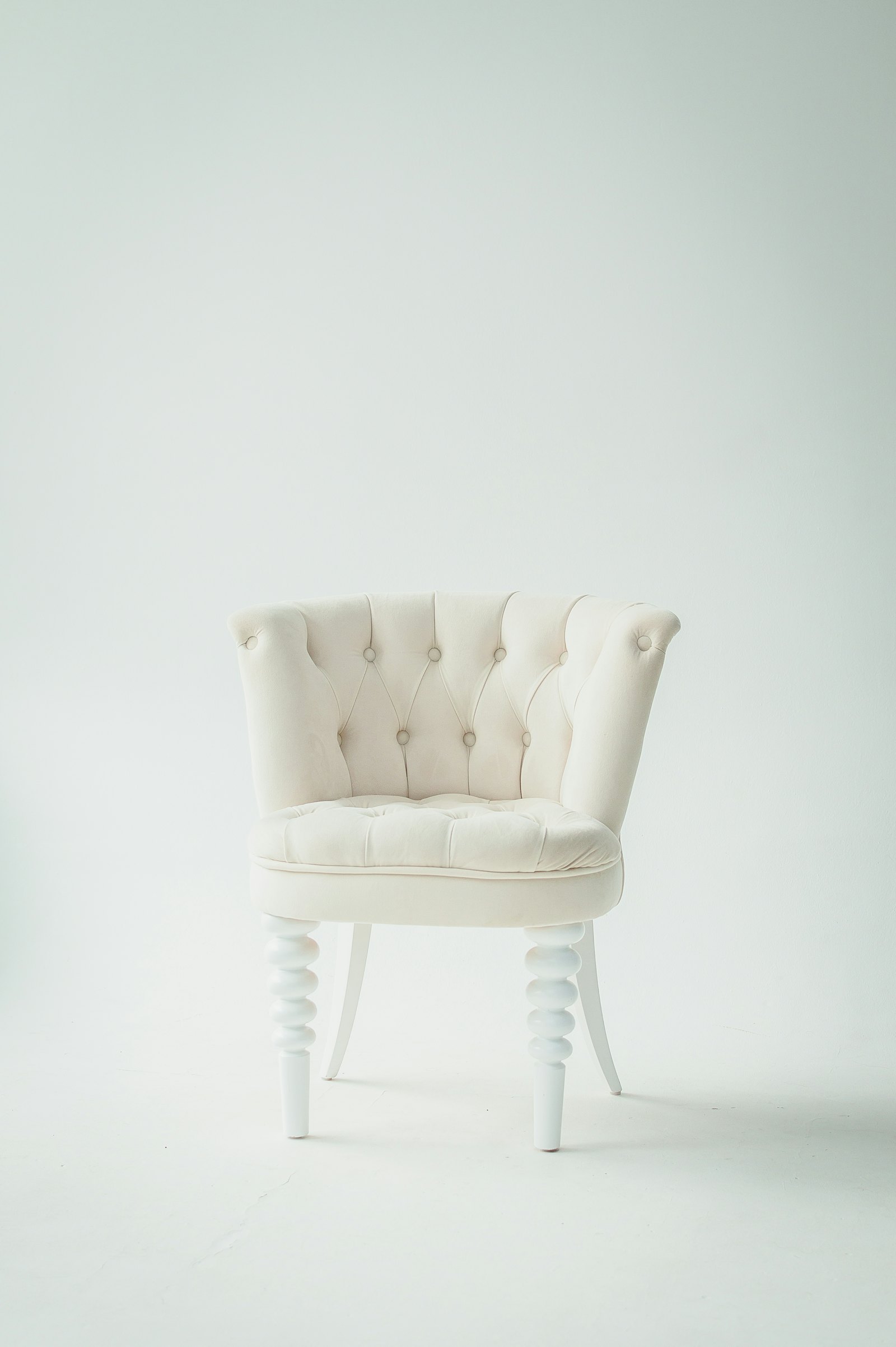 Ivory Slipper Chair